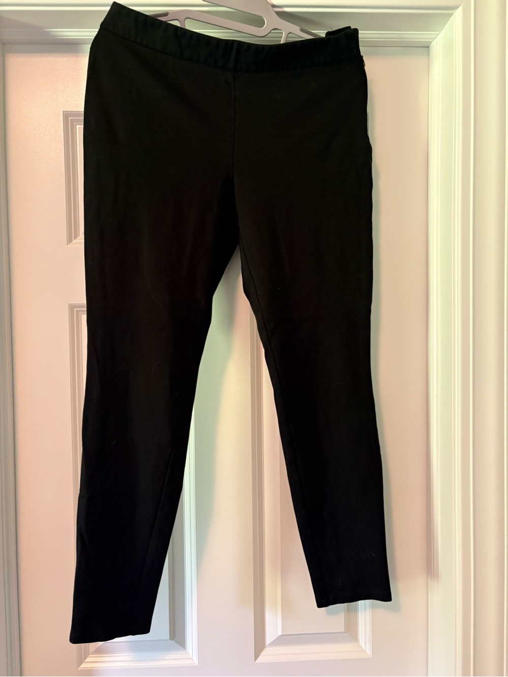 WHBM Black Women's Stretch Ponte Pants